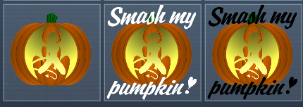 Succubus Pinup 2 Lit Pumpkin (See Desc for all codes)